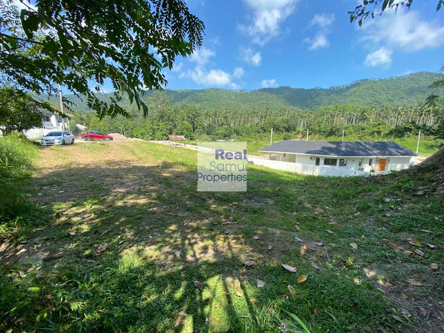 1 Rai of Hillside View Land, Lamai